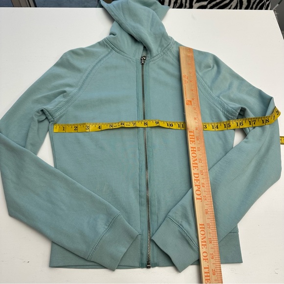 Twisted Heart Cotton Hoodie Green Butterfly Bead Embroidery  America Everlasting - Picture 3 of 12